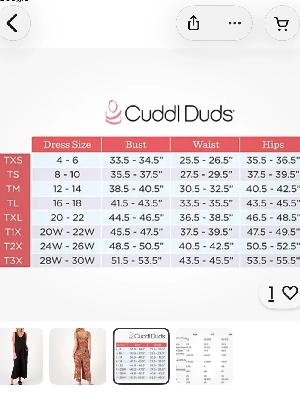 Cuddl Duds Tall Wide Leg Flexwear V-Neck Jumpsuits Cardigan Women’s TXL XL Tall